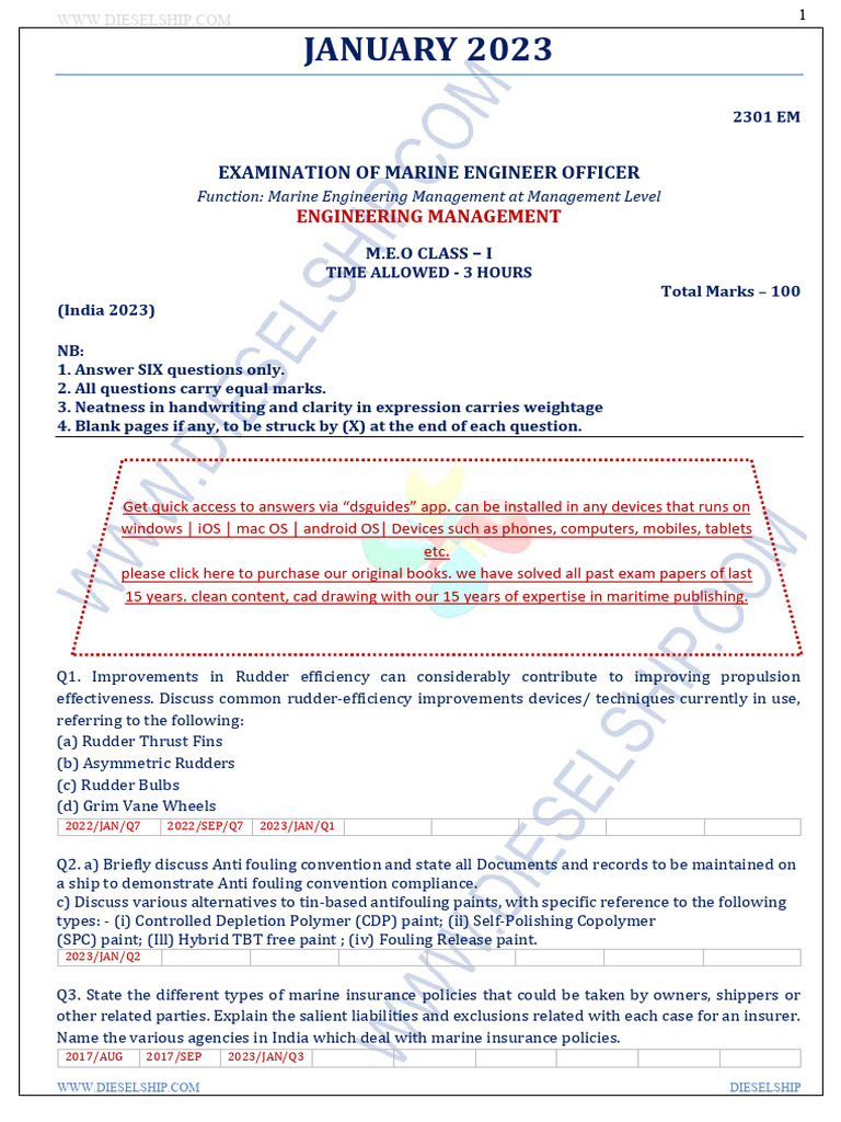 MEO Class 1 Exam Guide 2023 | PDF | Tablet Computer | Territorial Waters