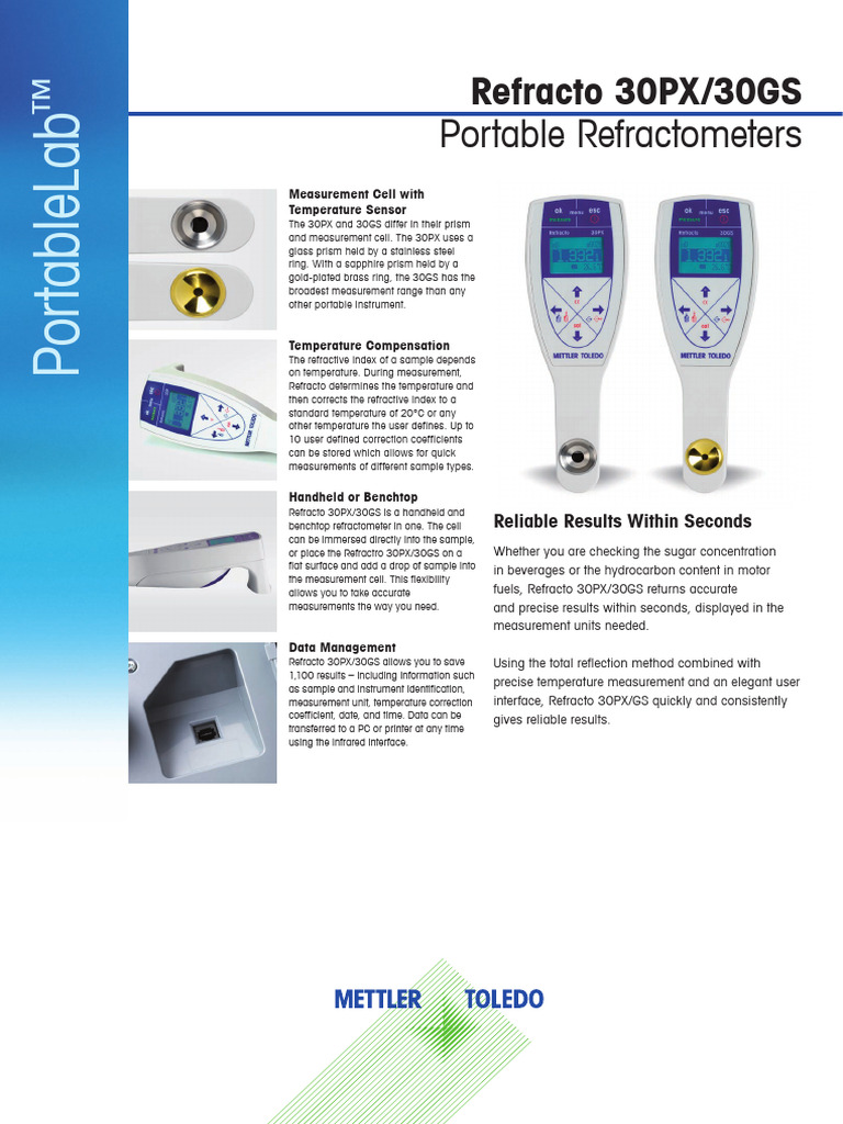 Datasheet Refracto30PX 30GS En | PDF | Applied And Interdisciplinary ...