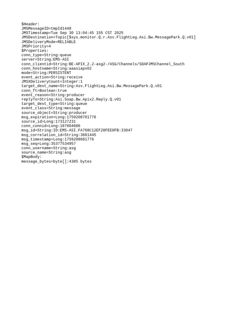 JMS Message Metadata Overview | PDF