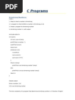ALL C Programs | PDF | C (Programming Language) | Integer (Computer ...
