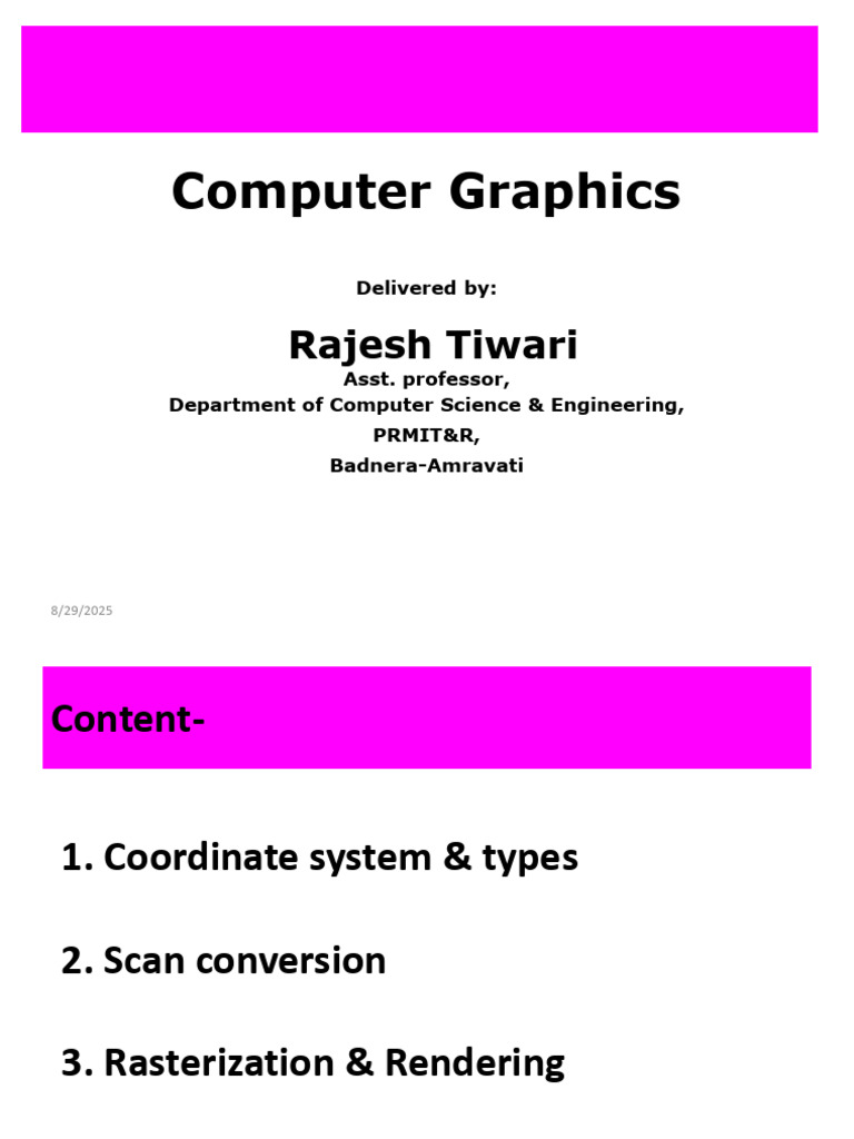 7KS02 Unit 1.2 - Overview of Coordinate System | PDF | Cartesian ...