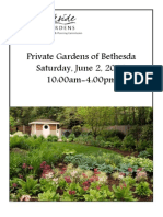 Private Gardens of Bethesda Tour 2012