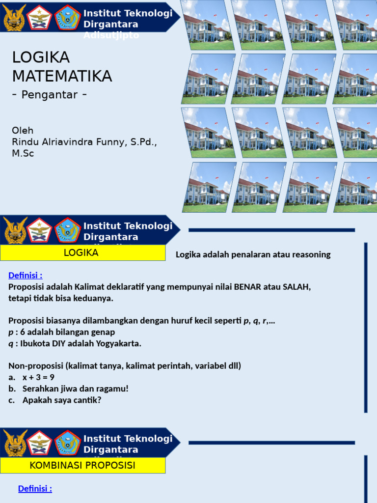 Pengantar Logika Matematika dan Proposisi | PDF