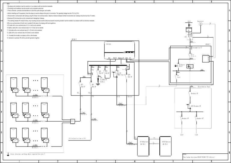 Atmoce Backup System Configuration Guide | PDF | Electric Generator ...
