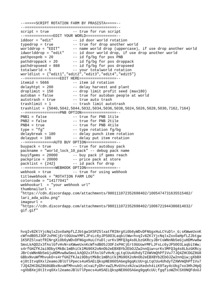 Script Rotation Farm Setup Guide | PDF