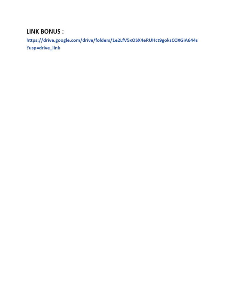 Link Bonus | PDF