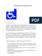 Normas de Acessibilidade para Cadeirantes Nos Banheiros