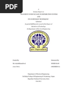 A Seminar Report On "Transient Overvoltage in Distribution System