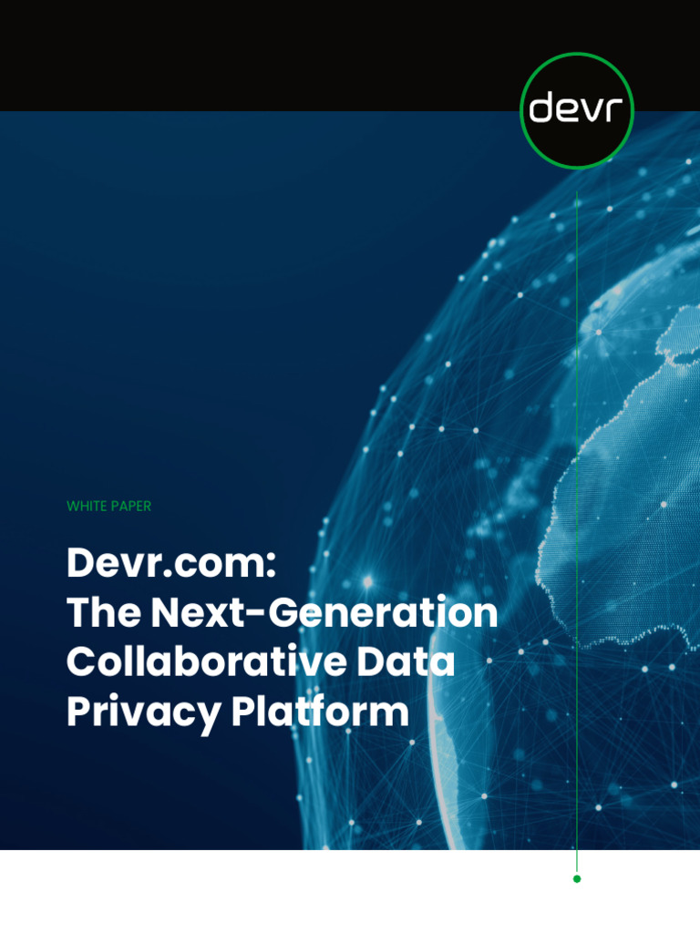 Devr Whitepaper | PDF | Regulatory Compliance | Smart Grid