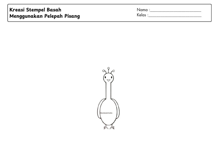 Kreasi Stempel Basah Menggunakan Pelepah Pisang | PDF