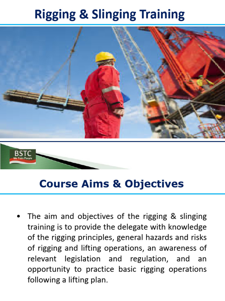 Ringging & Slinging Safety | PDF | Rope | Occupational Safety And Health