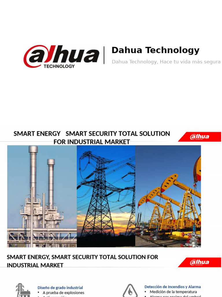 Soluciones de Seguridad Industrial Dahua | PDF | Tanques