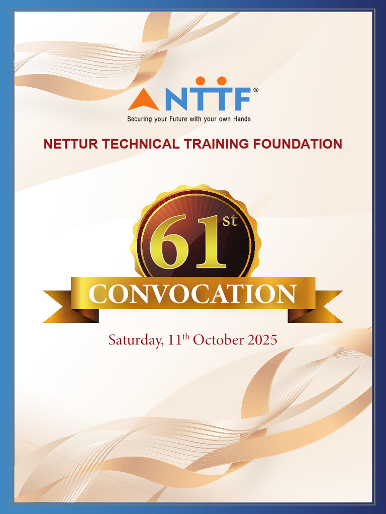 61st Convocation Invitation | PDF
