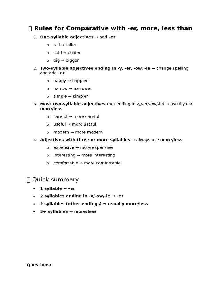 What Are Comparative Adjectives? Definition and Examples visual data 6