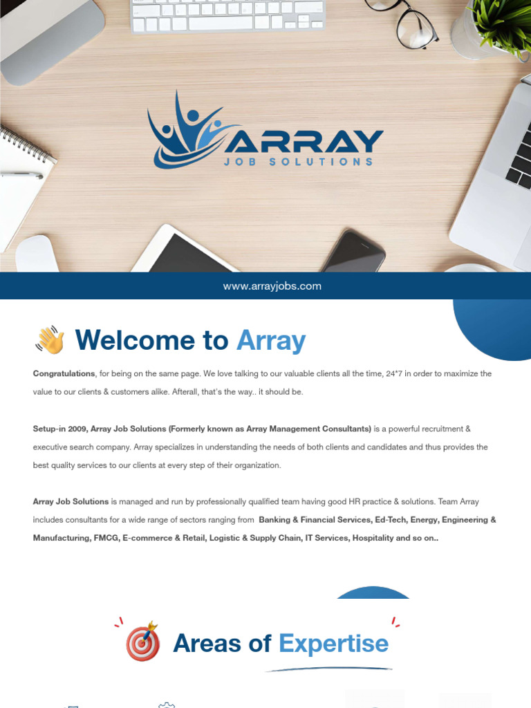 Array Job Solutions Overview | PDF | Economies | Business