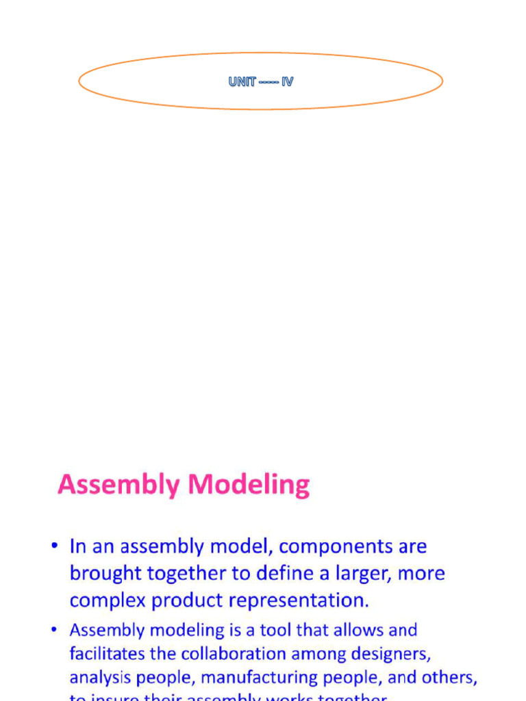 Unit - Iv Cad | PDF