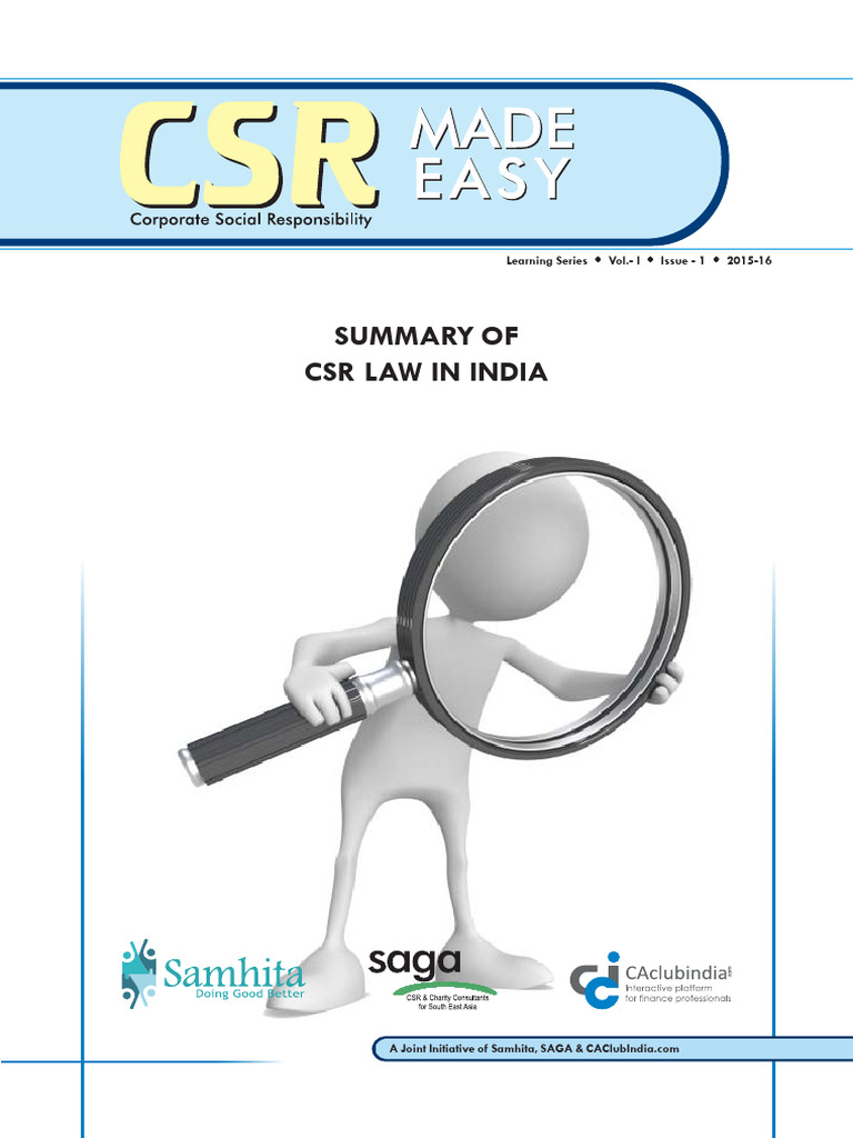 CSR Made Easy | PDF | Corporate Social Responsibility