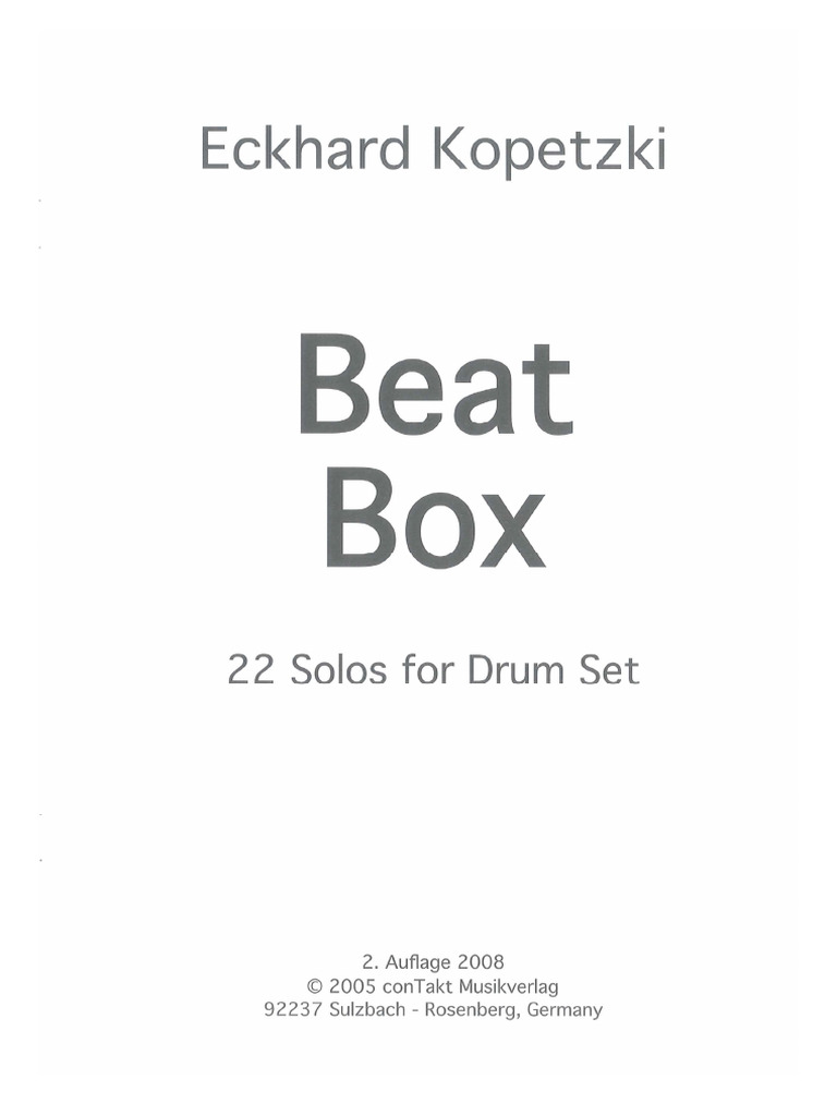 Beat Box Pages 1 | PDF