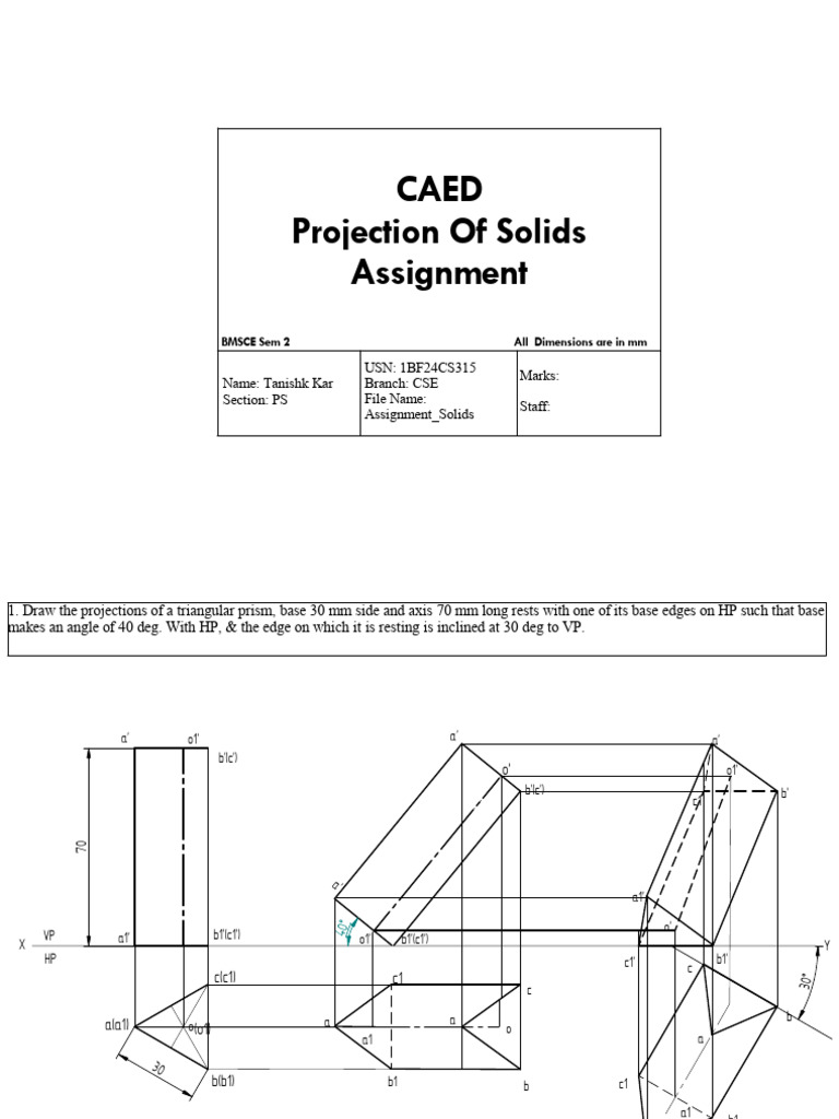 Projections of Various Prisms and Pyramids | PDF | Convex Geometry ...