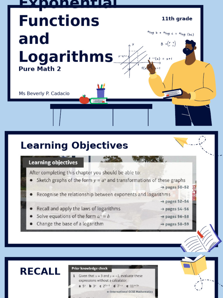Exponential Functions and Logarithms | PDF | Logarithm | Exponential ...
