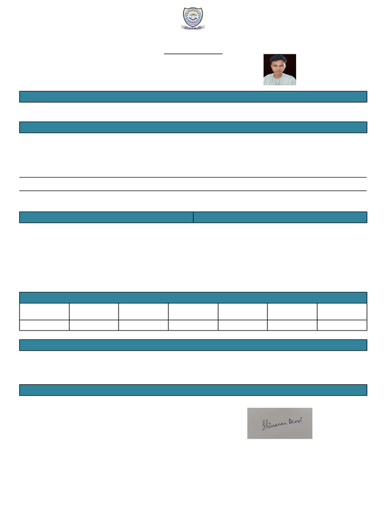Integrated Polytechnic Application Form | PDF
