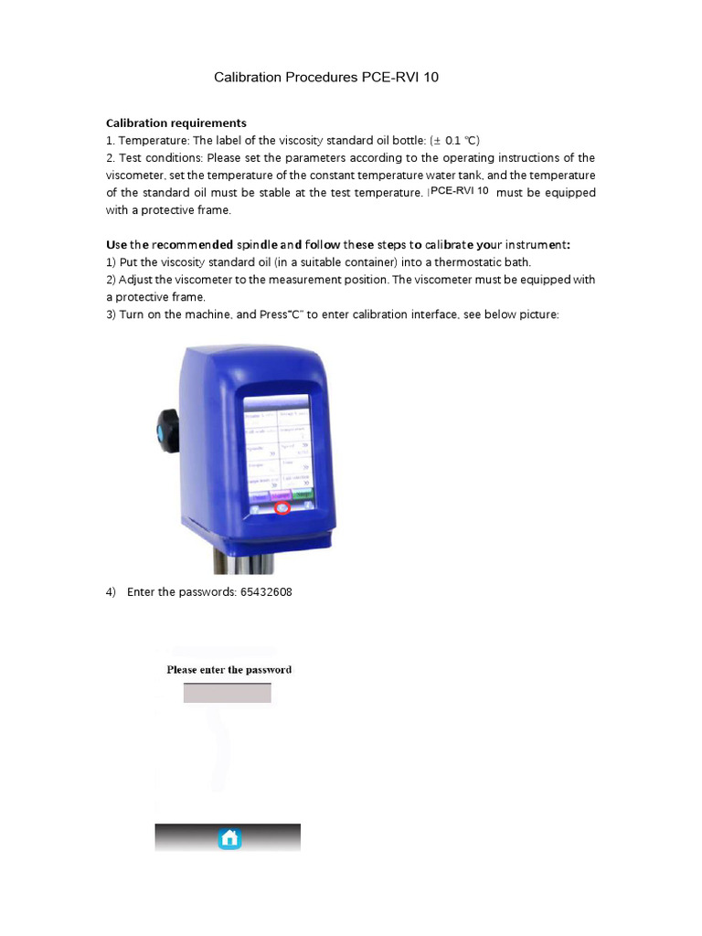 BGD 152/1s Calibration Guide | PDF