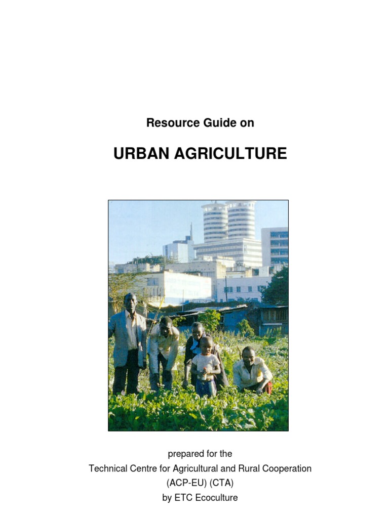 Urban Agriculture Resource Guide | PDF | Urban Agriculture | Food Security