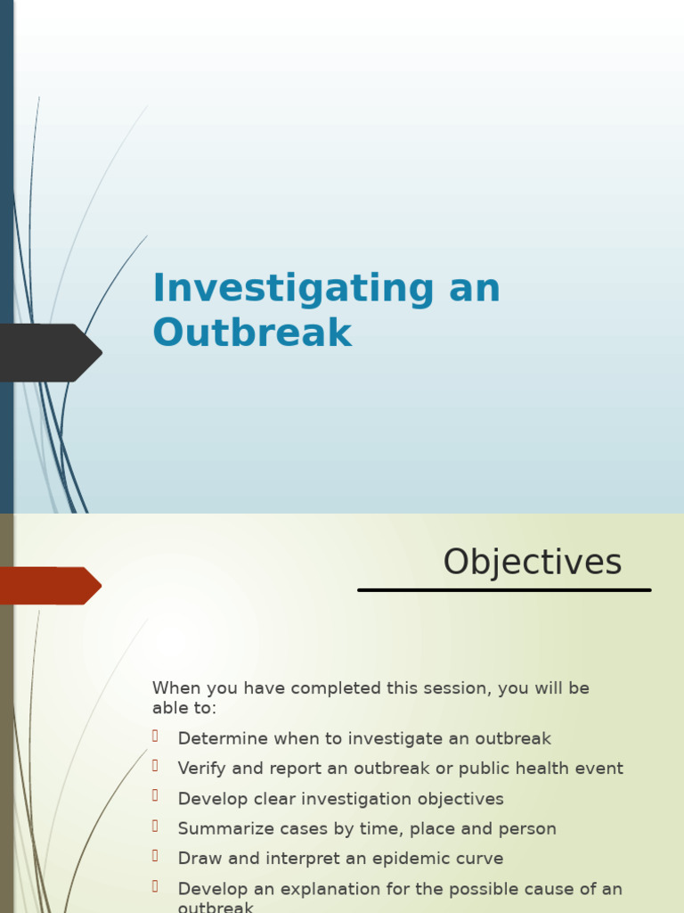 Overview of Outbreak and Investigation | PDF | Epidemiology | Hypothesis