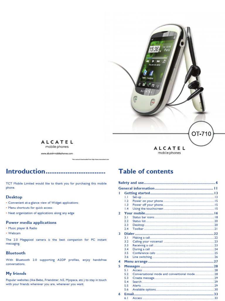 Mobile Phone User Manual | PDF | Telephone | Battery Charger