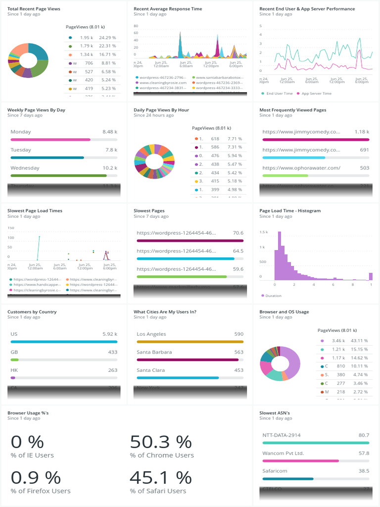 Browser Users Dashboard | PDF | Software | Web Technology