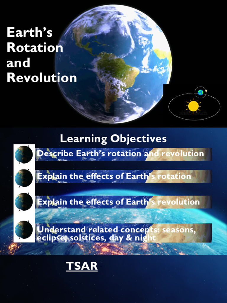 Effects of Earth's Rotation and Revolution | PDF