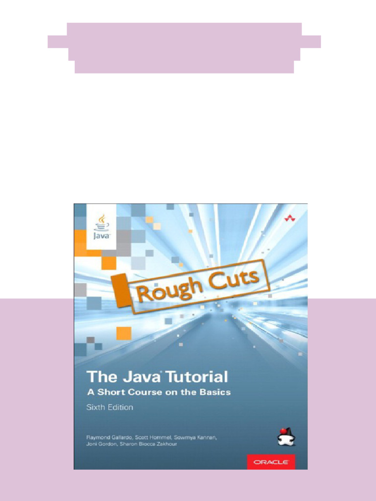 (Ebook) The Java Tutorial: A Short Course on the Basics by Sharon ...