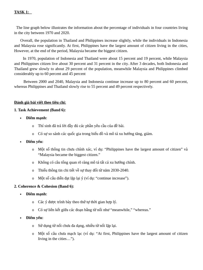 Bài S A Cam 18 Test 1 Writing - My | PDF