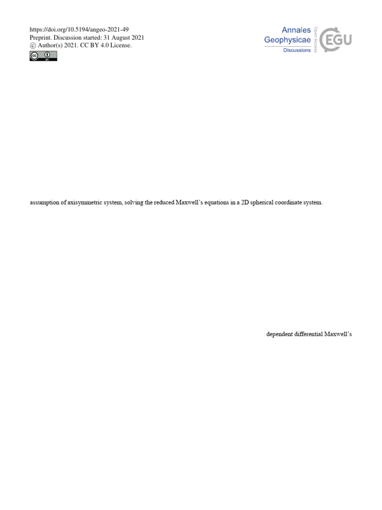 FDTD Modeling of ELF Wave Propagation | PDF | Waves | Spectral Density
