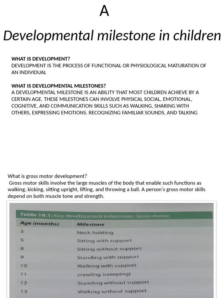 Understanding Child Development Milestones | PDF