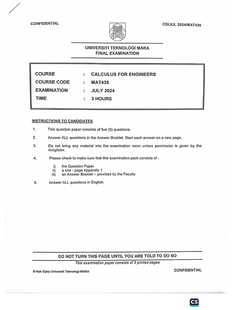 12.MAT435 July2024 | PDF