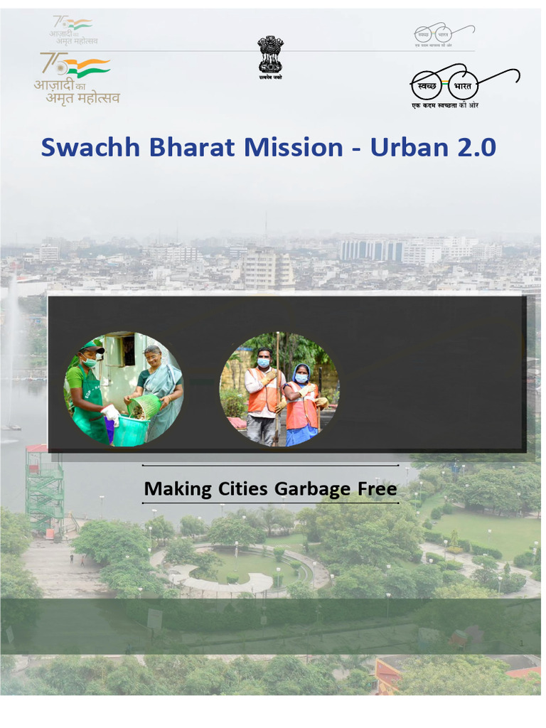 Swachh Bharat Mission Urban 2.0 Overview | PDF | Sanitation | Waste ...