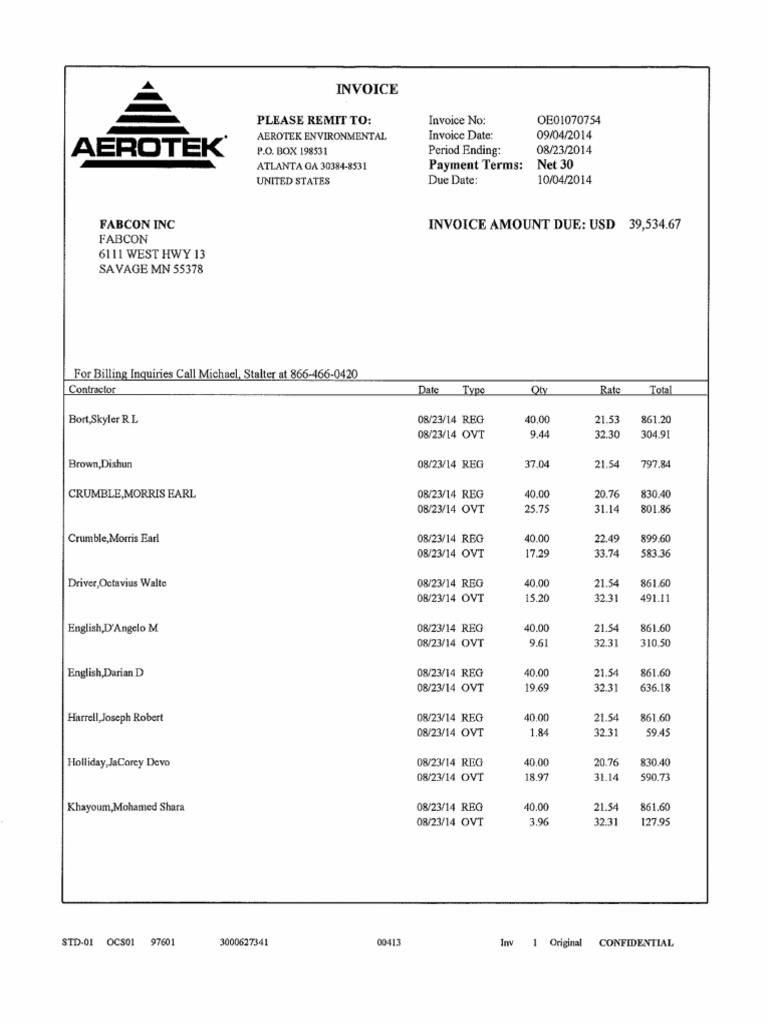 10 Ae01070754 (Suppinv - 1352339 - 1 - A1) - 1 - 0 | PDF