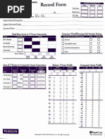 RIAS™ Score Report: RIAS Subtest Scores/Index Summary | PDF | Memory ...
