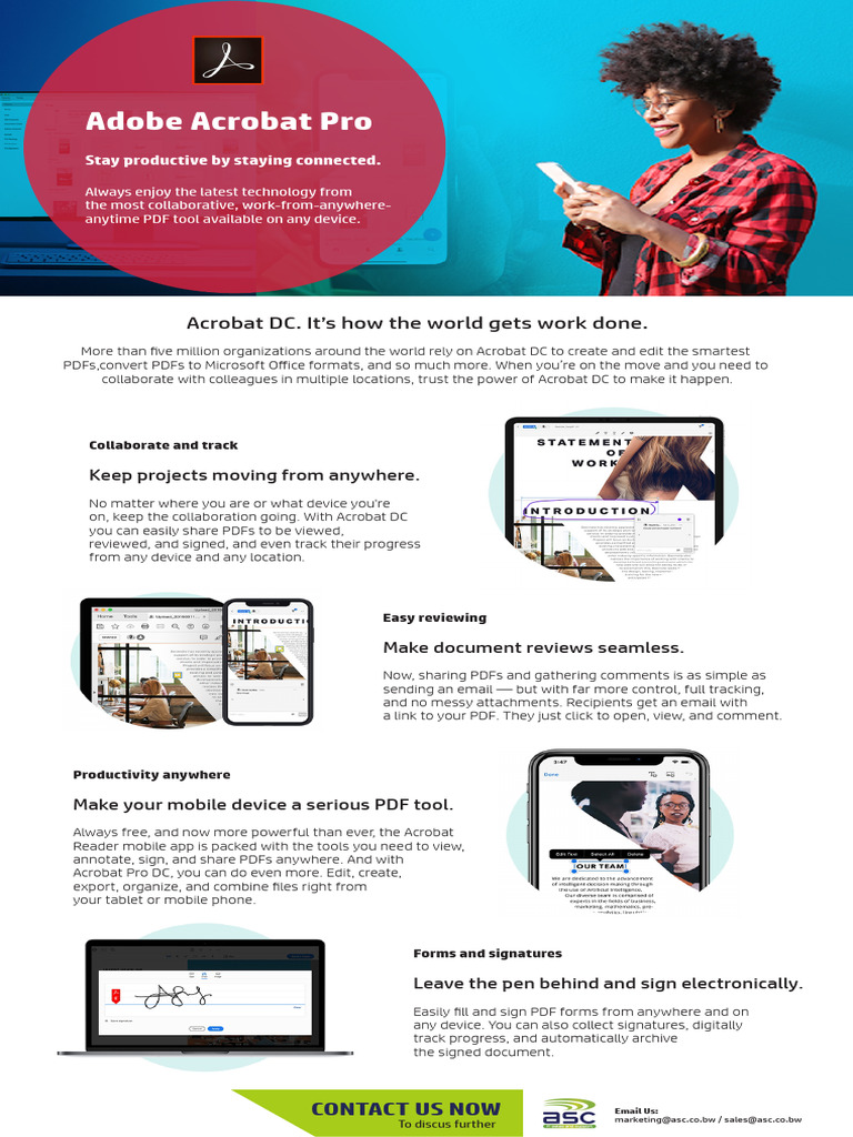 Acrobat Pro: PDF Collaboration Made Easy | PDF | Application Software ...