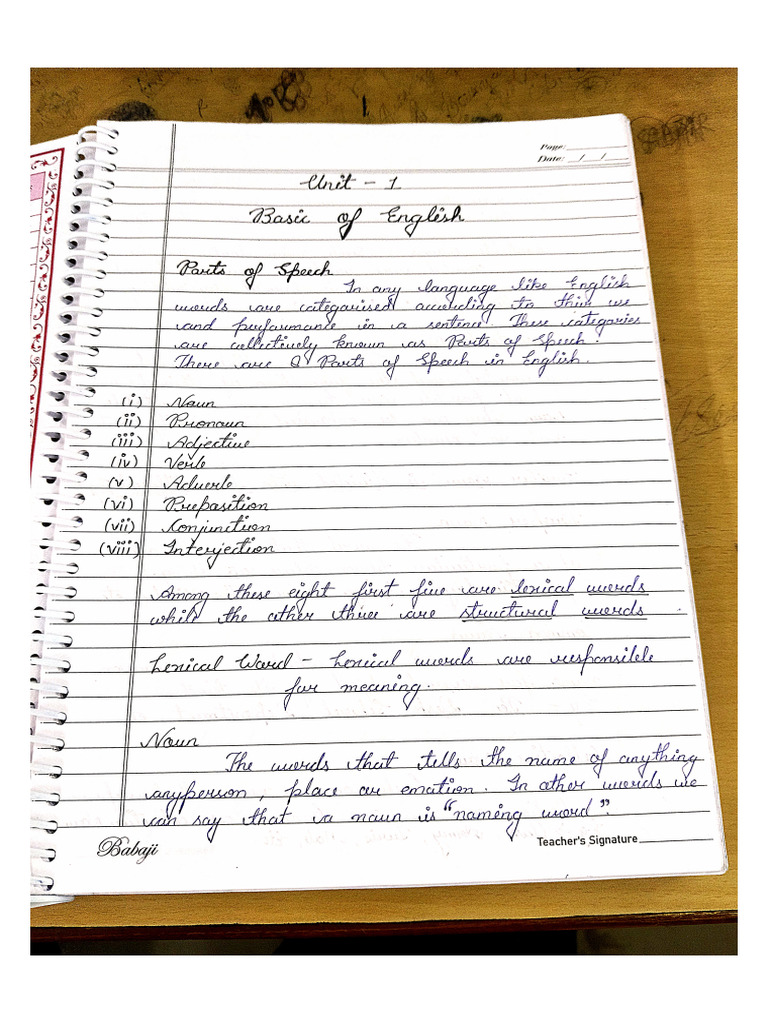 English Ballb 1 Semester Class Notes | PDF