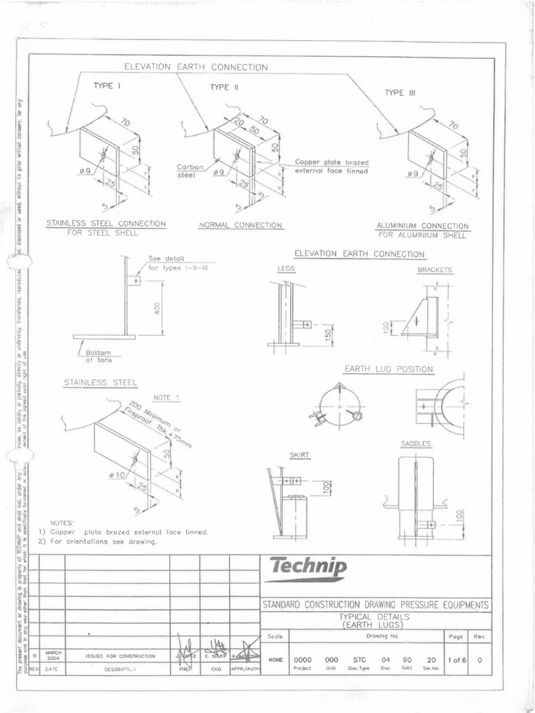 STD Draiwng, Technip | PDF | Plumbing | Building Engineering