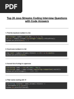 100 Java Stream API Questions & Solutions | PDF | Integer (Computer ...