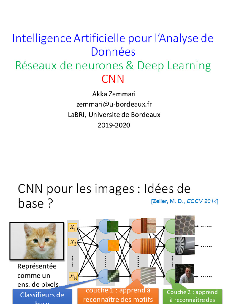 Introduction aux Réseaux CNN | PDF | Sciences numériques | Algorithmes