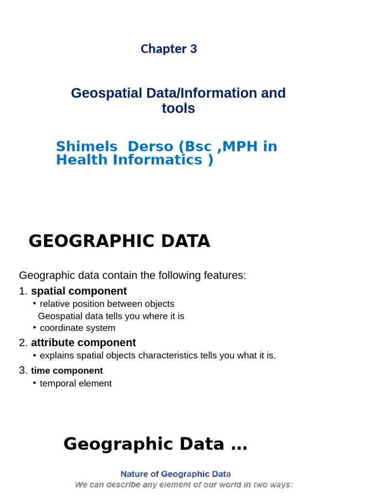 Understanding Geospatial Data Types | PDF | Geographic Information ...