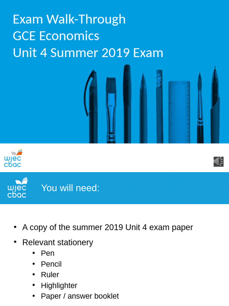 GCE Economics Unit 4 Exam Guide | PDF | Government Budget Balance ...