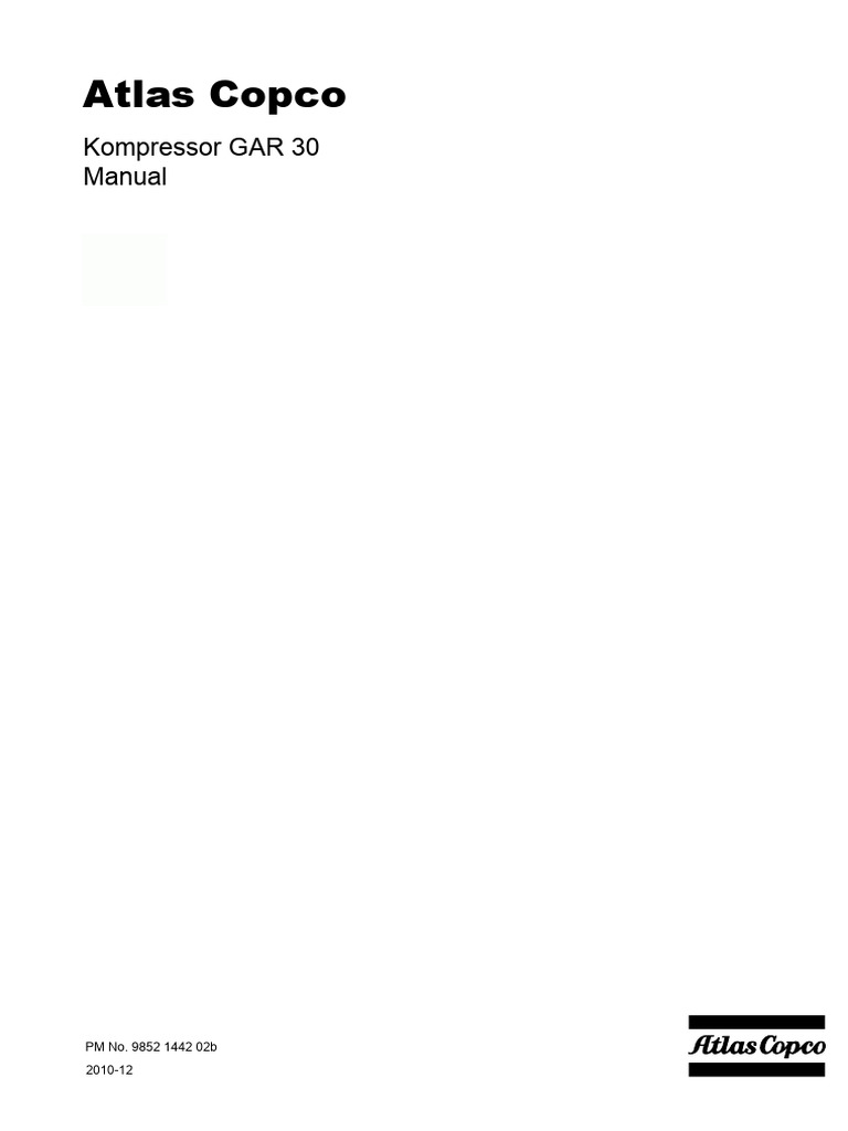 9852 1442 02c Maintenance Instructions GAR 30 | PDF