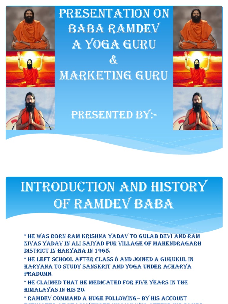 Ramdev Baba | PDF | Wellness