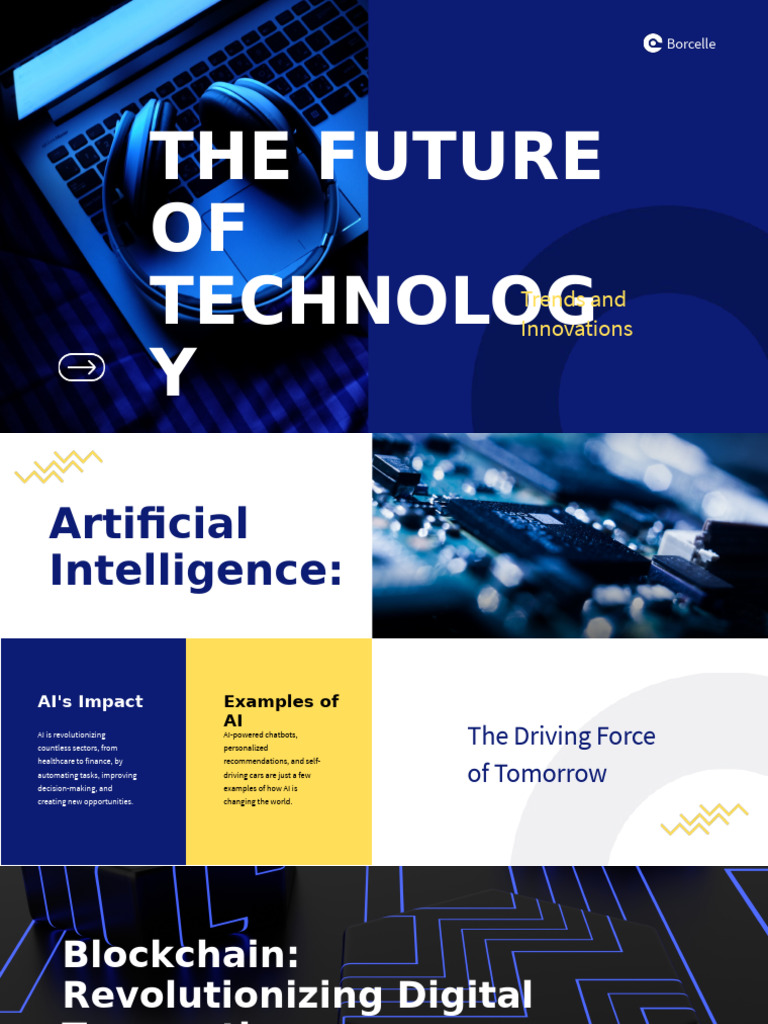 Future Tech Trends: AI, IoT, 5G, Blockchain | PDF | Internet Of Things ...
