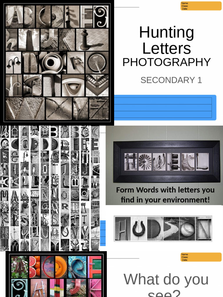 Photography Alphabet Project Guide | PDF | Artistic Techniques | Imaging